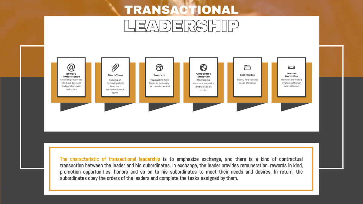 Orange Transactional Leadership Strategic Analysis