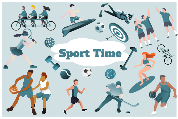 Sport Time Illustration