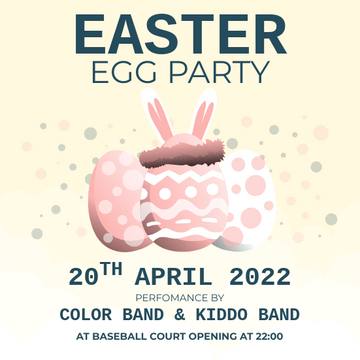 Editable invitations template:Easter Party Invitation