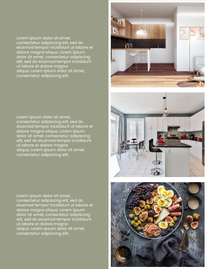 Catalog template: Kitchen & Food Catalog (Created by Visual Paradigm Online's Catalog maker)
