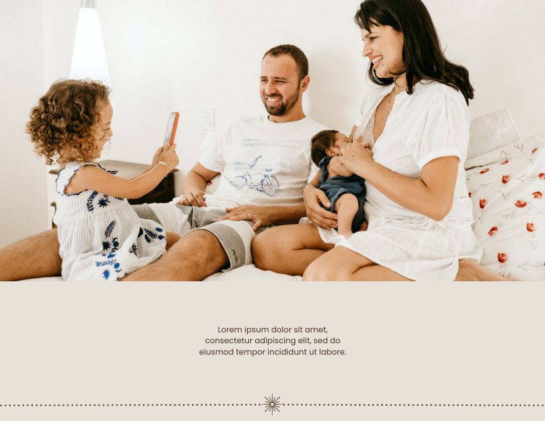 家庭照片簿 模板。Father's Day Family Photo Book (由 Visual Paradigm Online 的家庭照片簿软件制作)
