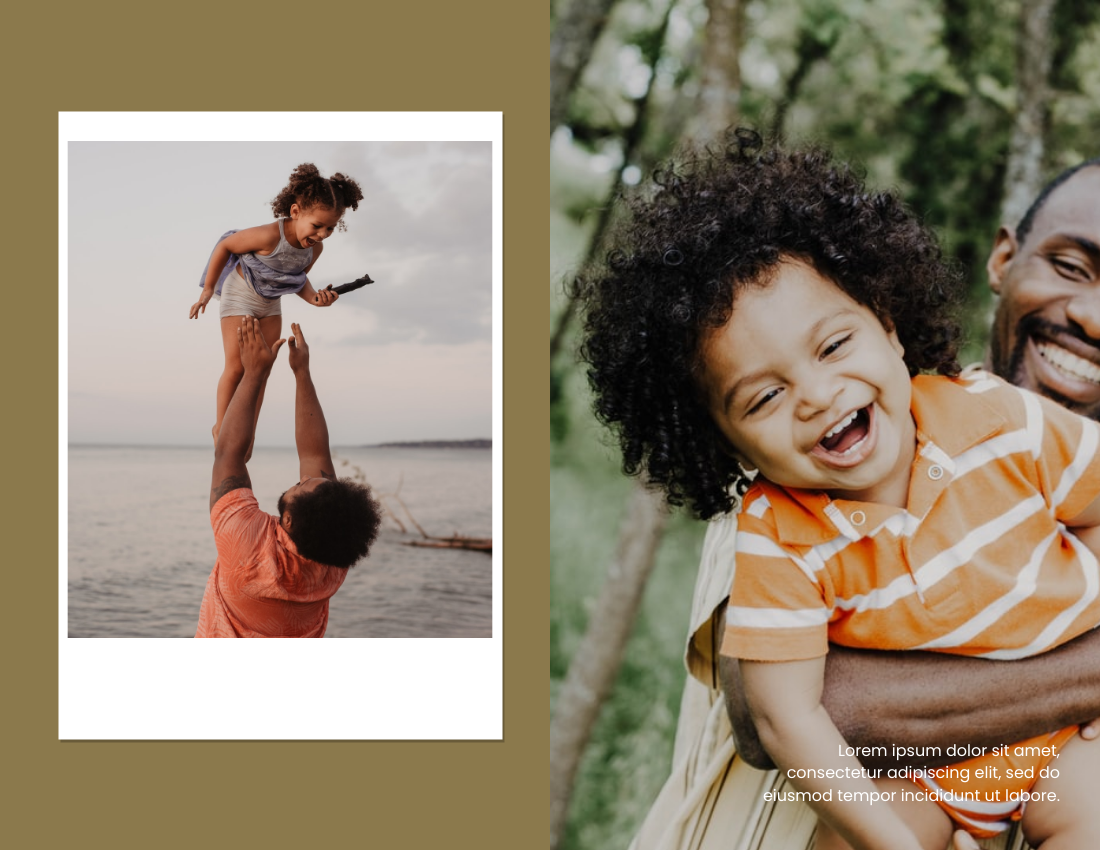 Family Photo Book template: Father's Day Family Photo Book (Created by Visual Paradigm Online's Family Photo Book maker)