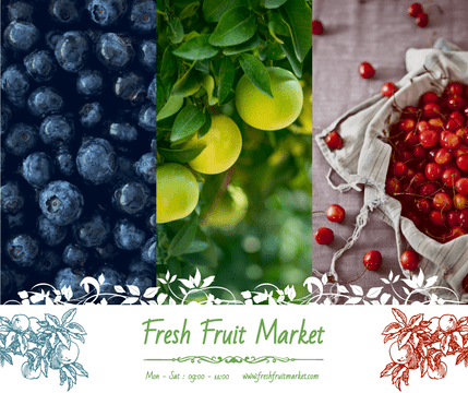 Facebook Post template: Fruit Market Photography Facebook Post (Created by Visual Paradigm Online's Facebook Post maker)