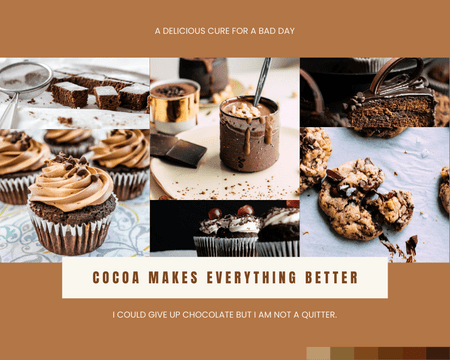 Mood Board template: Delicious Chocolate Mood Board (Created by Visual Paradigm Online's Mood Board maker)