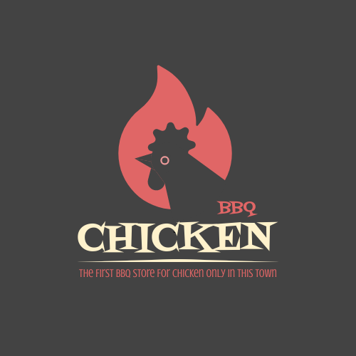 Logo template: Chicken Logo Created For BBQ Store  (Created by InfoART's Logo maker)