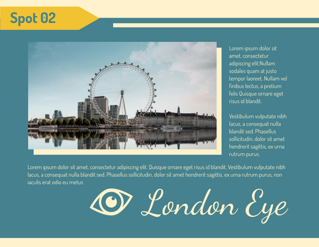 旅行照相簿 模板。 Travel To England Photo Book (由 Visual Paradigm Online 的旅行照相簿軟件製作)