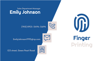 Business Card template: Wafer Printing Business Card (Created by InfoART's Business Card maker)