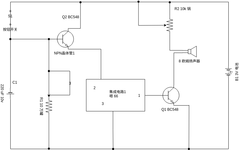 门铃 (Circuit Diagram Example)