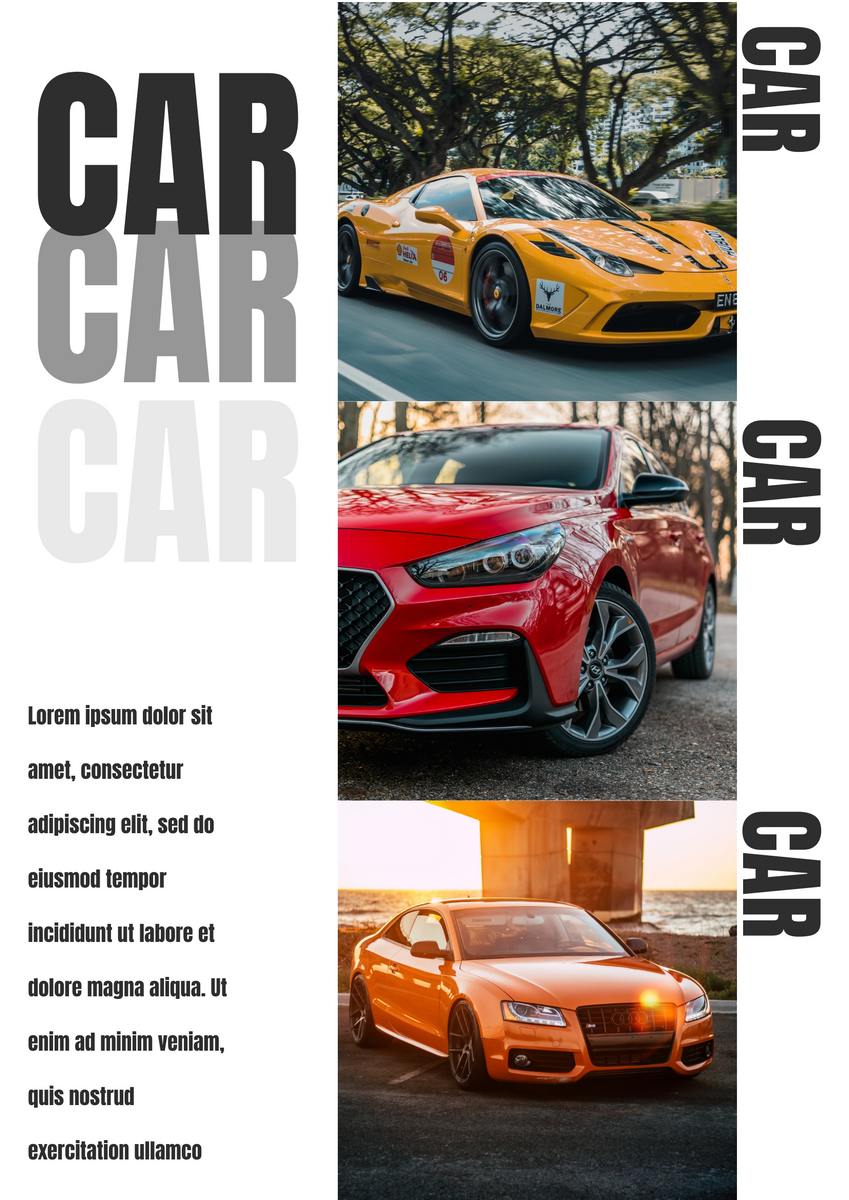 Poster template: Car Promotion Poster  (Created by Visual Paradigm Online's Poster maker)