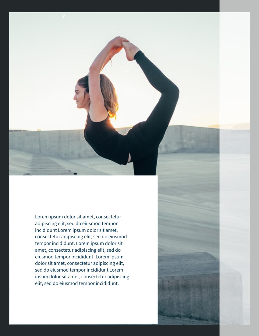 小冊子 模板。 All About Health And Wellness Booklet (由 Visual Paradigm Online 的小冊子軟件製作)
