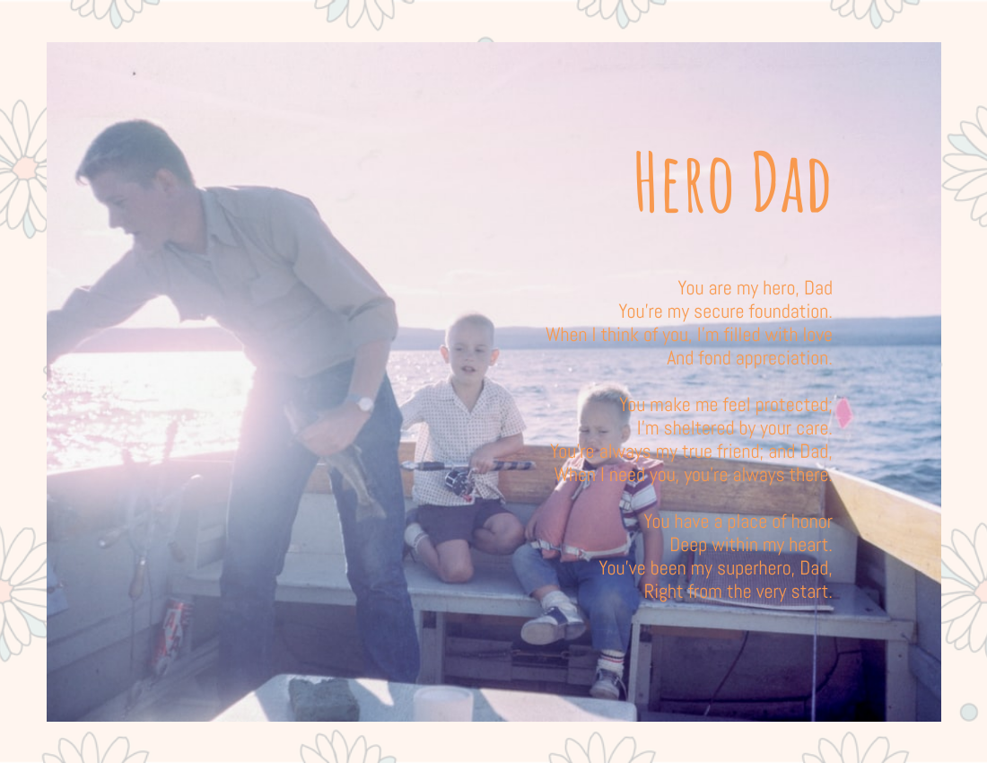 Father Day Celebration Photo Book With Quotes