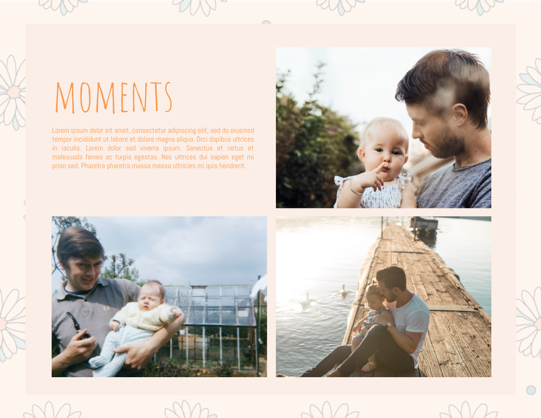 Celebration Photo Book template: Father Day Celebration Photo Book With Quotes (Created by PhotoBook's Celebration Photo Book maker)