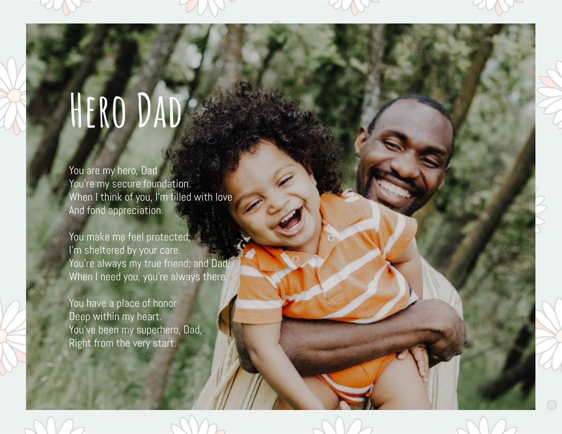 慶祝活動照相簿 模板。 Father Day Celebration Photo Book With Quotes (由 Visual Paradigm Online 的慶祝活動照相簿軟件製作)
