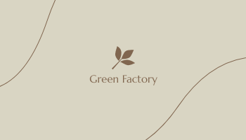 Business Card template: Green Factory Business Cards (Created by Visual Paradigm Online's Business Card maker)
