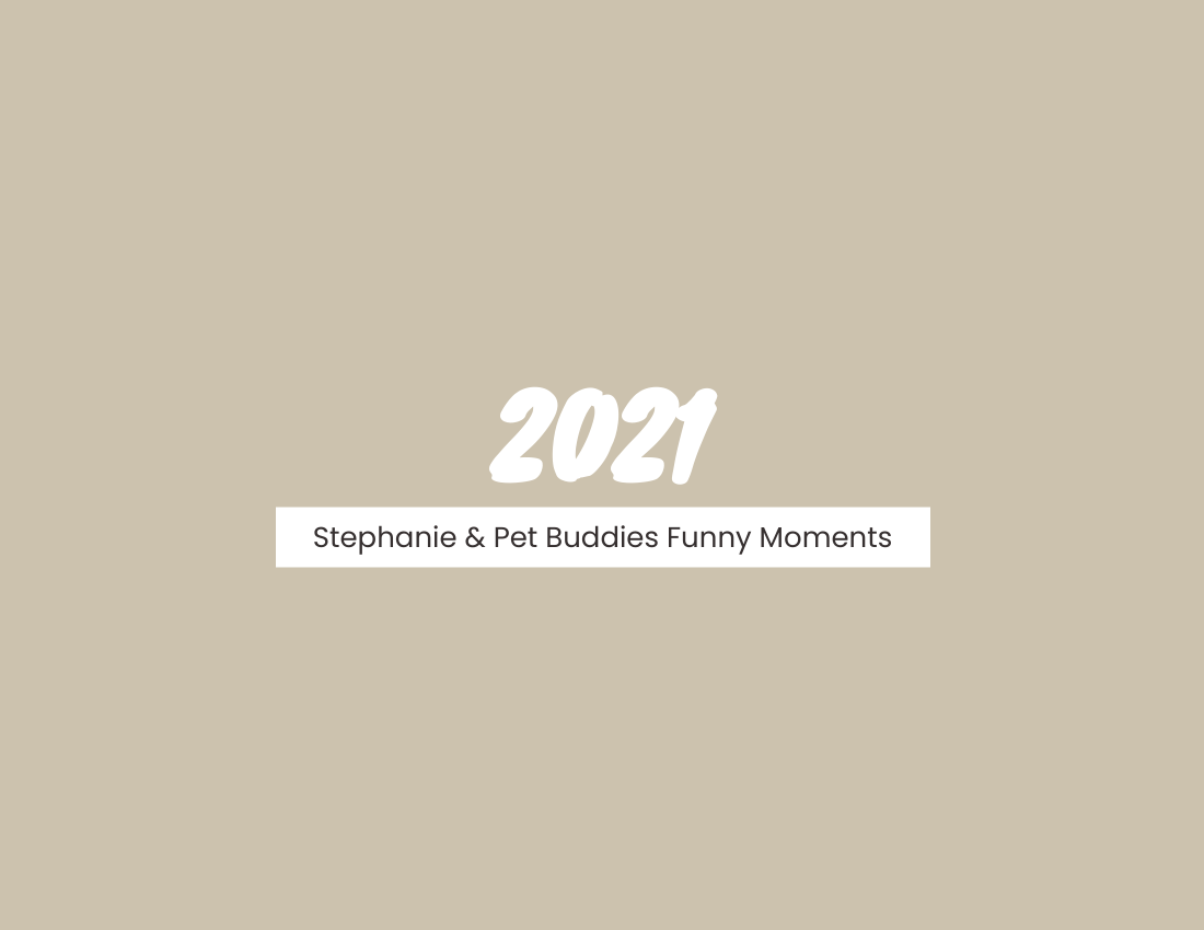 2021 Pet Buddies Photo Book