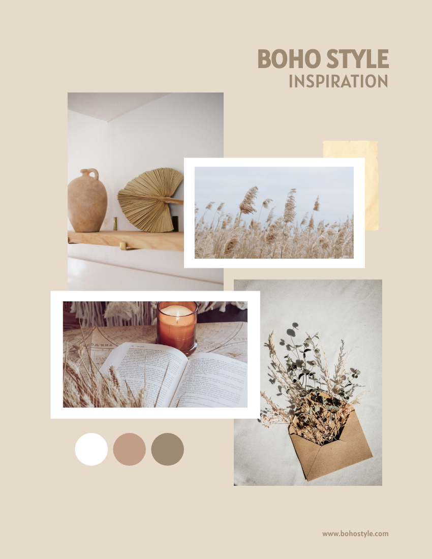 Catalog template: Boho Style Interior Style Catalog (Created by Flipbook's Catalog maker)