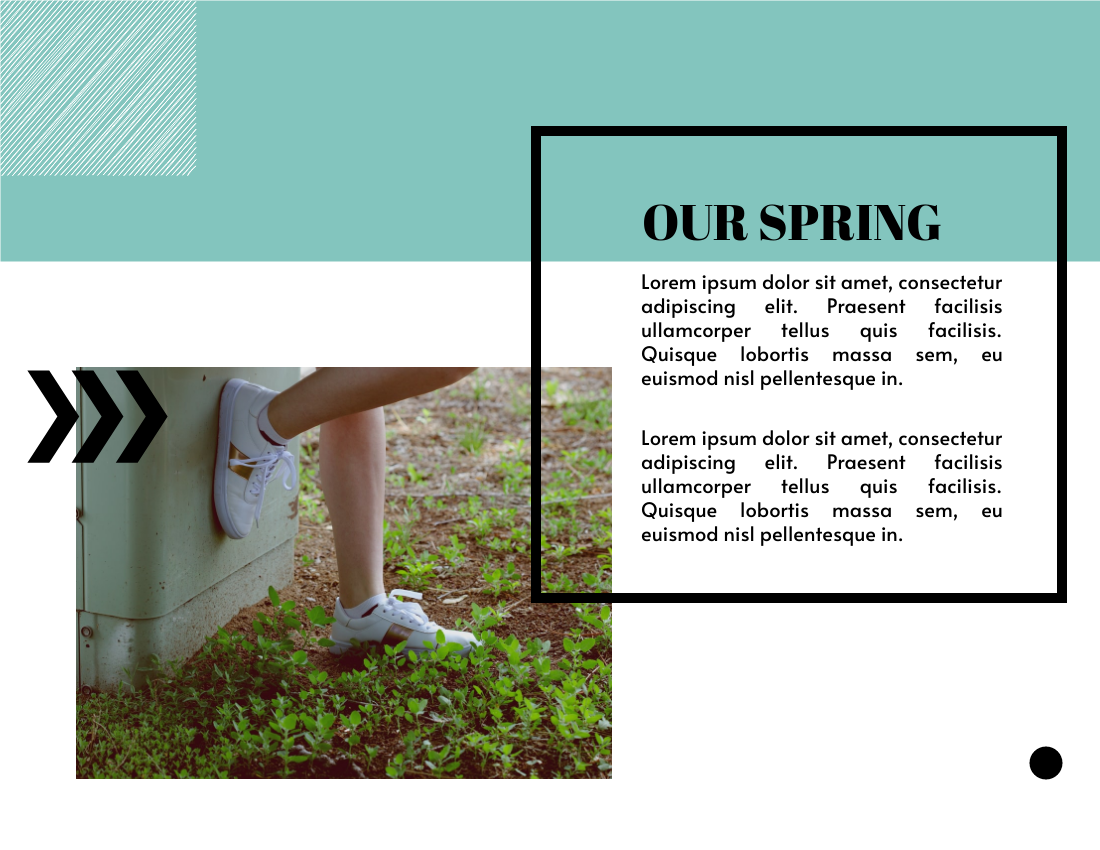 季節性照相簿 模板。 Spring Break Seasonal Photo Book (由 Visual Paradigm Online 的季節性照相簿軟件製作)
