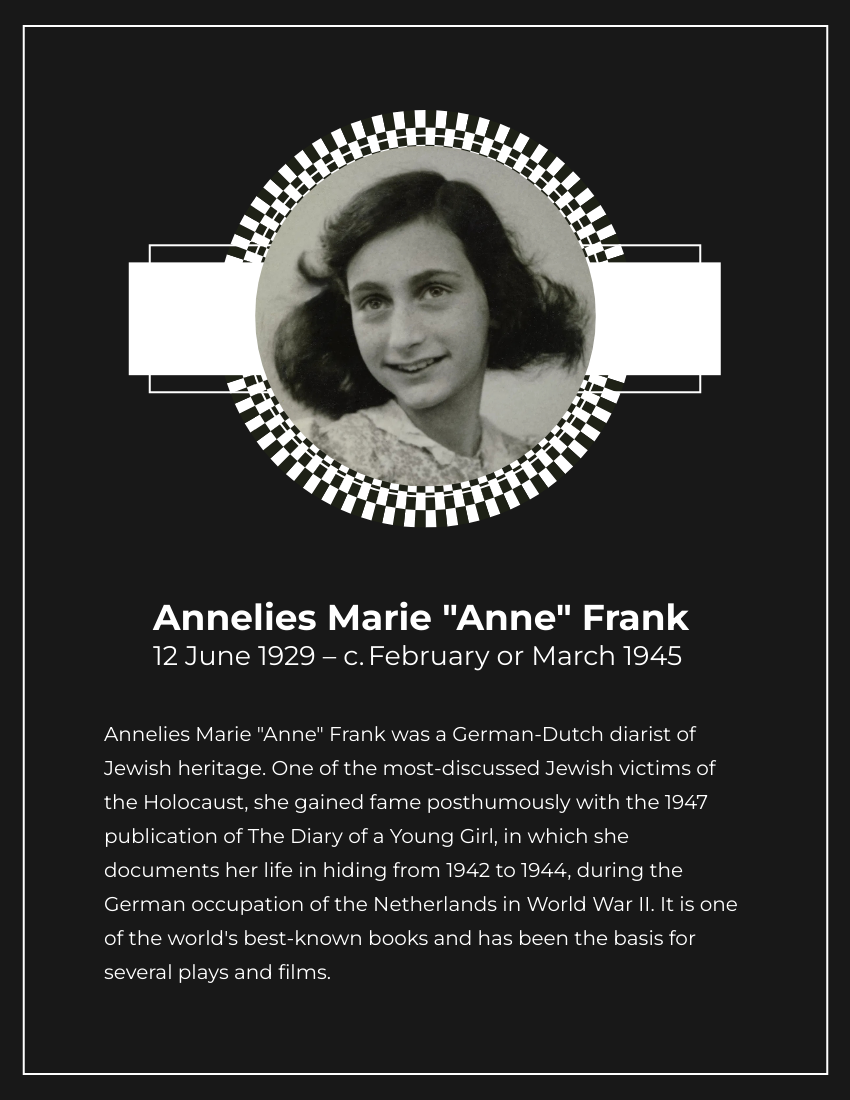 Anne Frank Biography