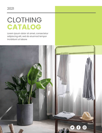 Catalogs template: Clothing Catalog (Created by Visual Paradigm Online's Catalogs maker)