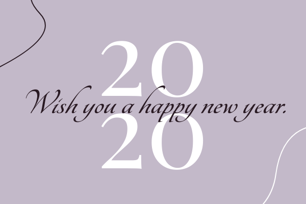 Greeting Card template: New Year Card (Created by Visual Paradigm Online's Greeting Card maker)