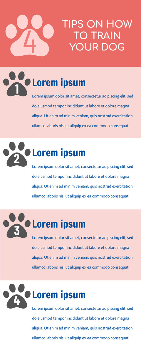 Infographic template: Dog Training Infographic (Created by InfoART's Infographic maker)