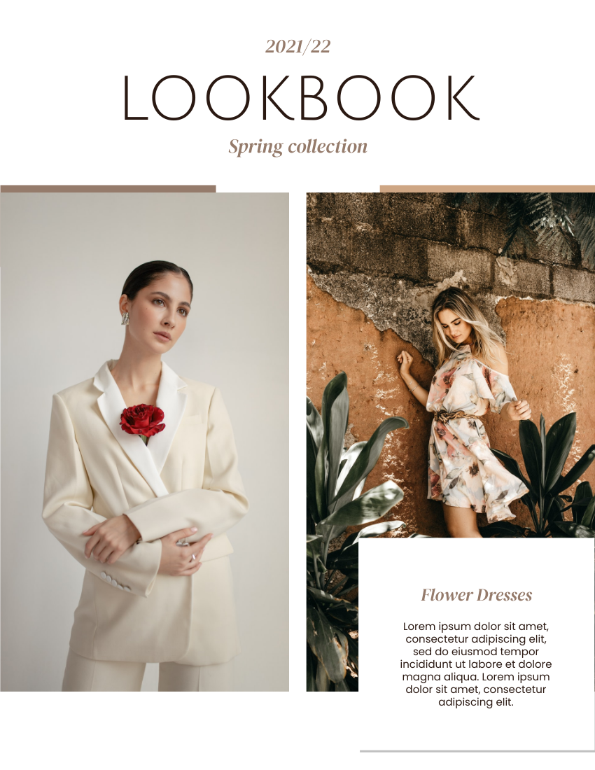 Lookbook template: Spring Collection Lookbook (Created by Flipbook's Lookbook maker)