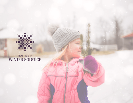 Kids Photo book template: Playtime In Winter Solstice Kids Photobook (Created by InfoART's  marker)