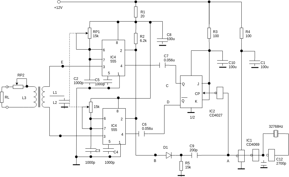 Pulse Width Modulator (Diagrama de circuito Example)