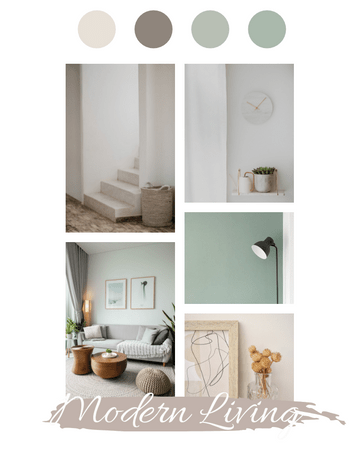 Mood Boards template: Living Room Inspiration Mood Board (Created by Visual Paradigm Online's Mood Boards maker)