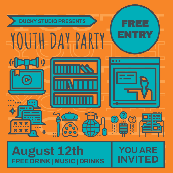 Invitation template: Youth Day Party Invitation (Created by InfoART's Invitation maker)