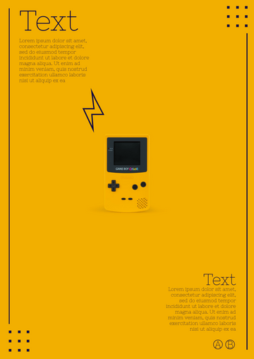 Yellow Gaming Poster