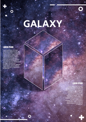 Posters template: Mystery Galaxy Poster (Created by Visual Paradigm Online's Posters maker)