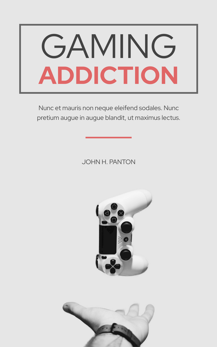 Gaming addiction Book Cover