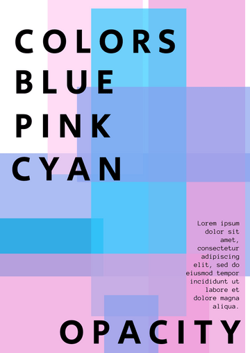 Colour Matching And Opacity Poster