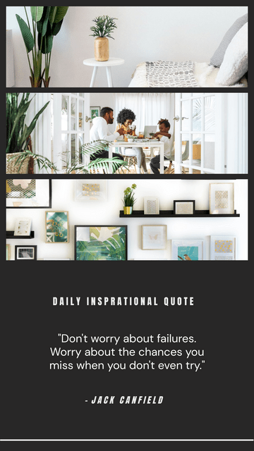 Editable instagramstories template:Quote About Living Life Instagram Story