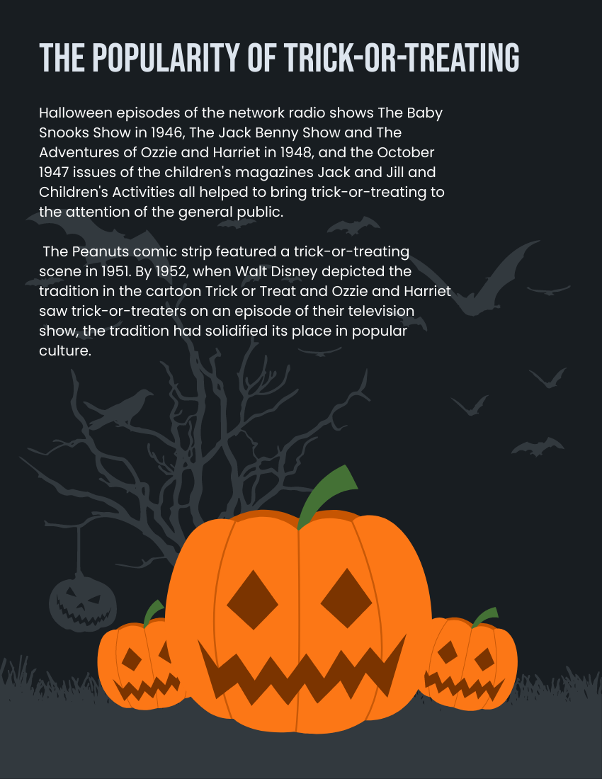 Booklet template: What Is Trick Or Treat Book (Created by Visual Paradigm Online's Booklet maker)