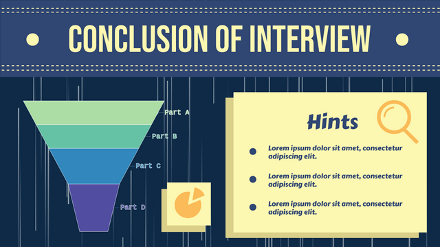 Funnel Charts template: Conclusion Of Interview Funnel Chart (Created by Visual Paradigm Online's Funnel Charts maker)
