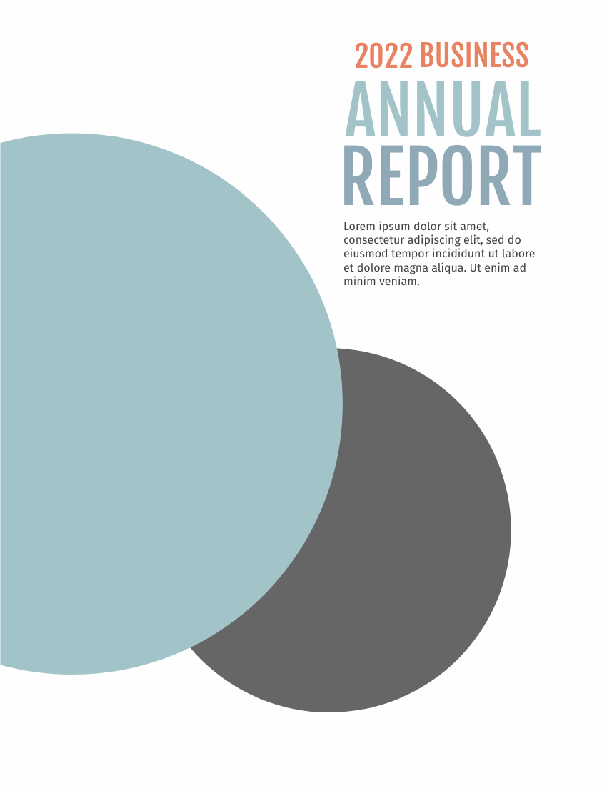 Report template: Circular Report (Created by InfoART's Report maker)