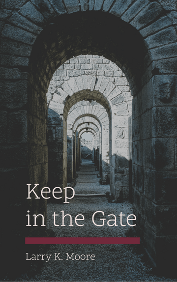 Book Cover template: Keep in the Gate Book Cover (Created by InfoART's  marker)