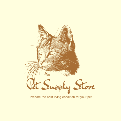 Logo template: Vintage Animals Logo Create For Pet Supply Store (Created by InfoART's Logo maker)