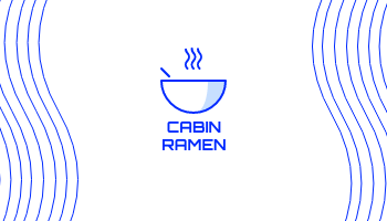 Business Card template: Cabin Ramen Business Cards (Created by Visual Paradigm Online's Business Card maker)