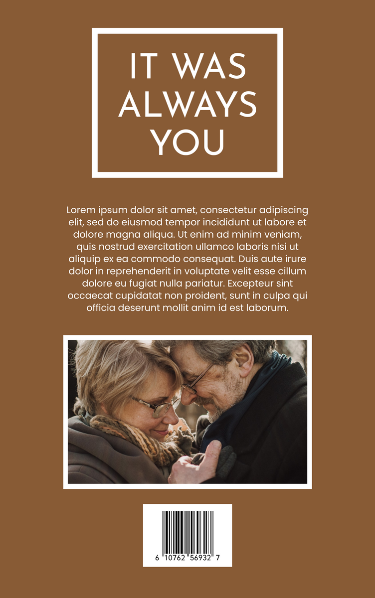 Book Cover template: It Was Always You Love Book Cover (Created by Visual Paradigm Online's Book Cover maker)