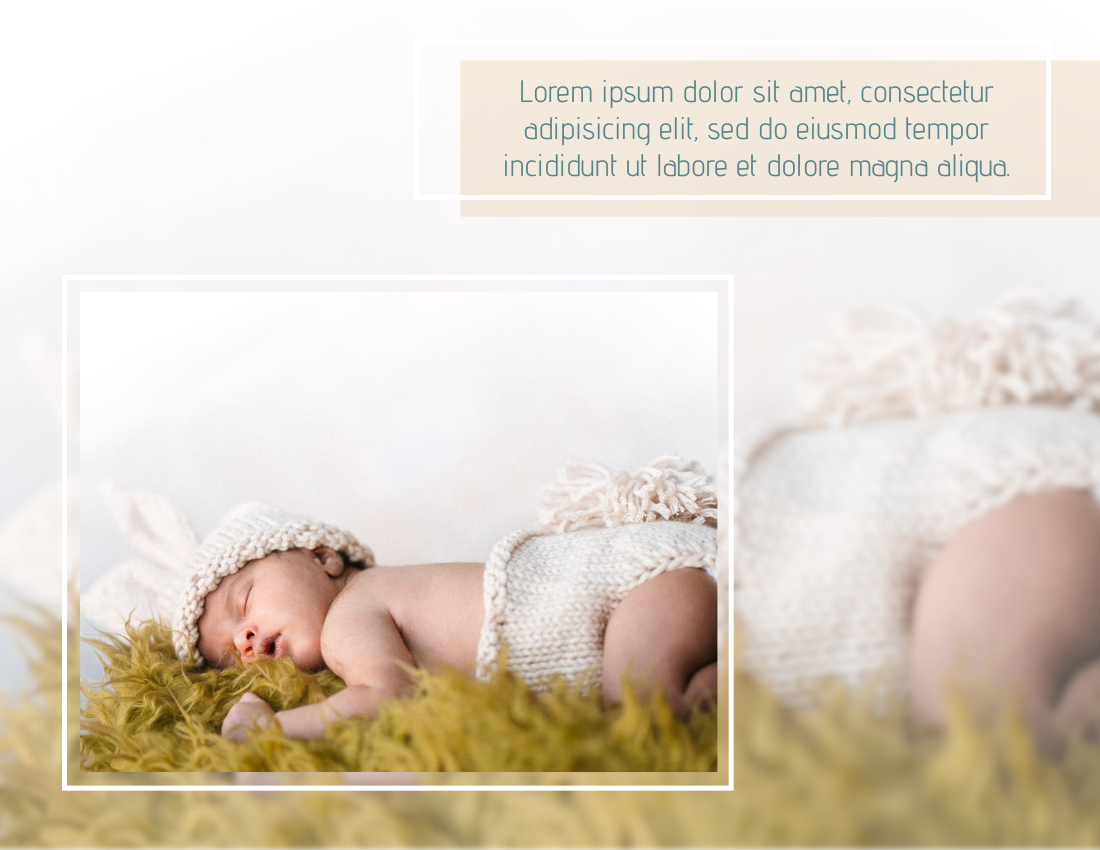 Family Photo Book template: Welcome Baby Family Photo Book (Created by Visual Paradigm Online's Family Photo Book maker)