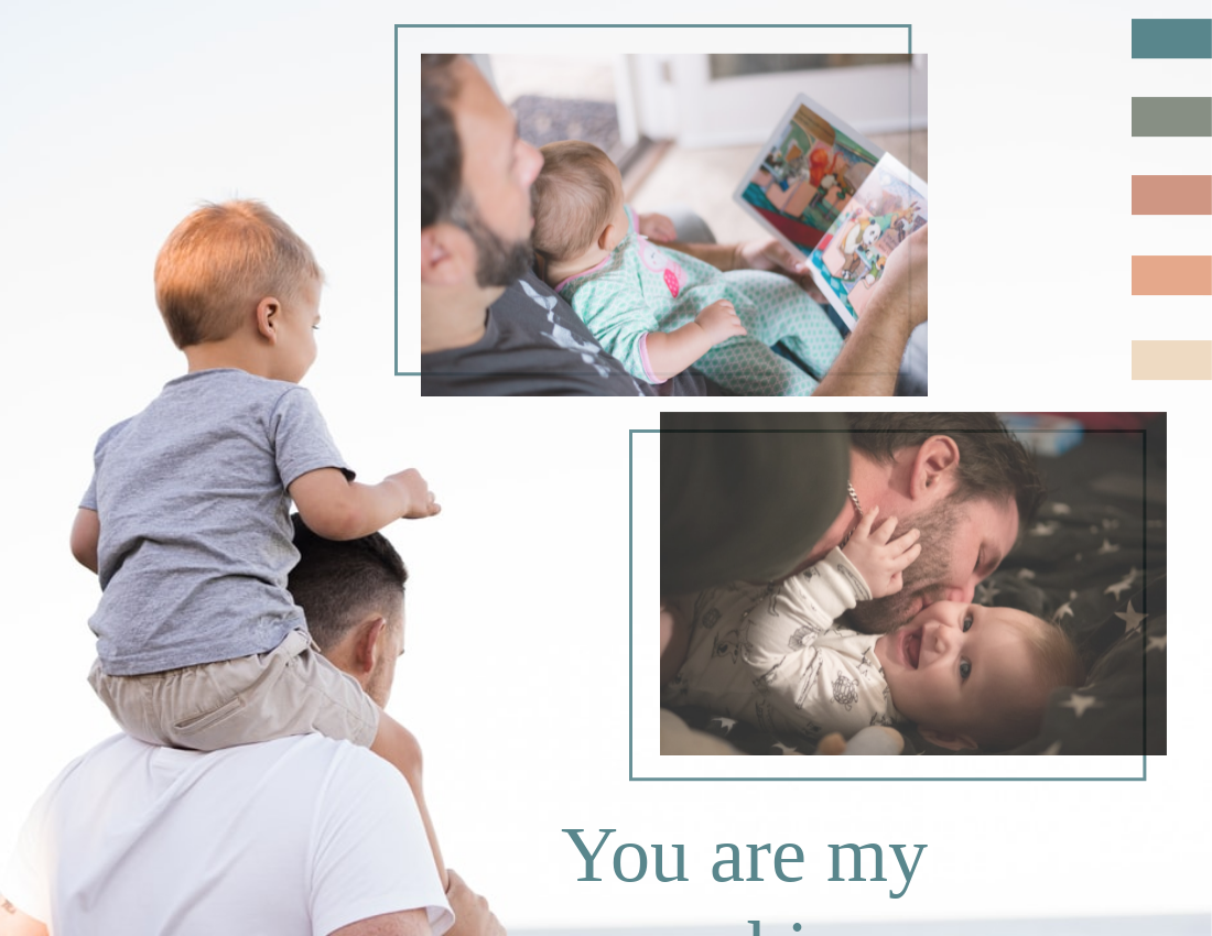 Family Photo Book template: Welcome Baby Family Photo Book (Created by PhotoBook's Family Photo Book maker)