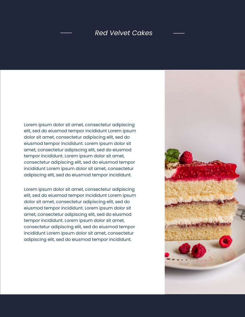 小冊子 模板。 Baking Booklet For Young Chefs (由 Visual Paradigm Online 的小冊子軟件製作)