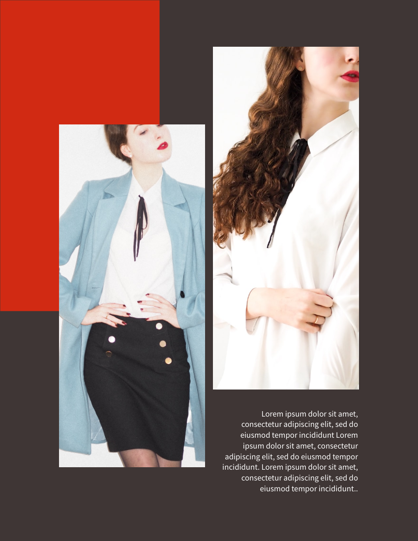 Lookbook template: My Fashion Lookbook (Created by Visual Paradigm Online's Lookbook maker)