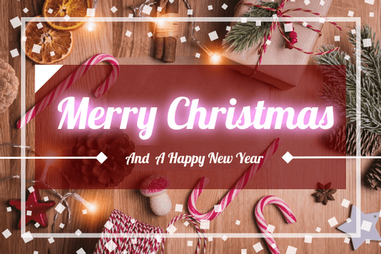 Editable greetingcards template:Photography Christmas Greeting Card