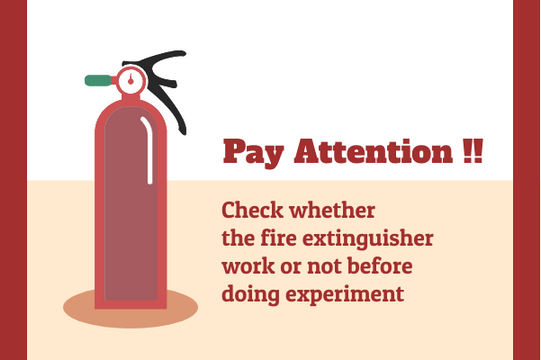 Laboratory template: Fire Extinguisher Checking (Created by Visual Paradigm Online's Laboratory maker)