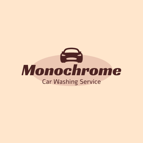 Simple Car Logo Created For Car Washing Services