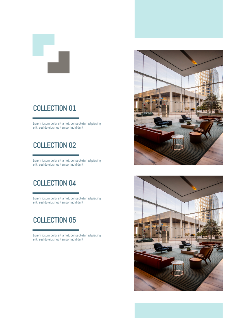 产品目录 模板。Office Furniture Catalog (由 Visual Paradigm Online 的产品目录软件制作)